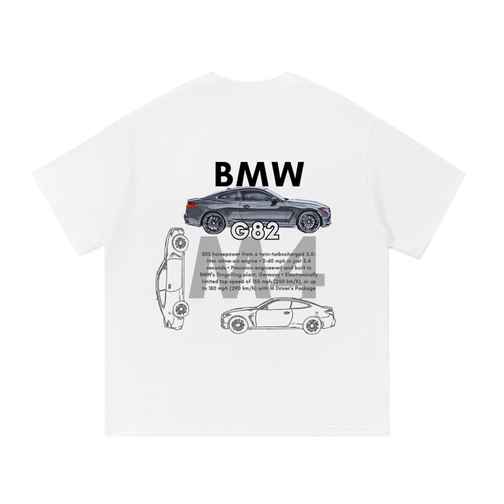 White BMW M4 G82 Shirt