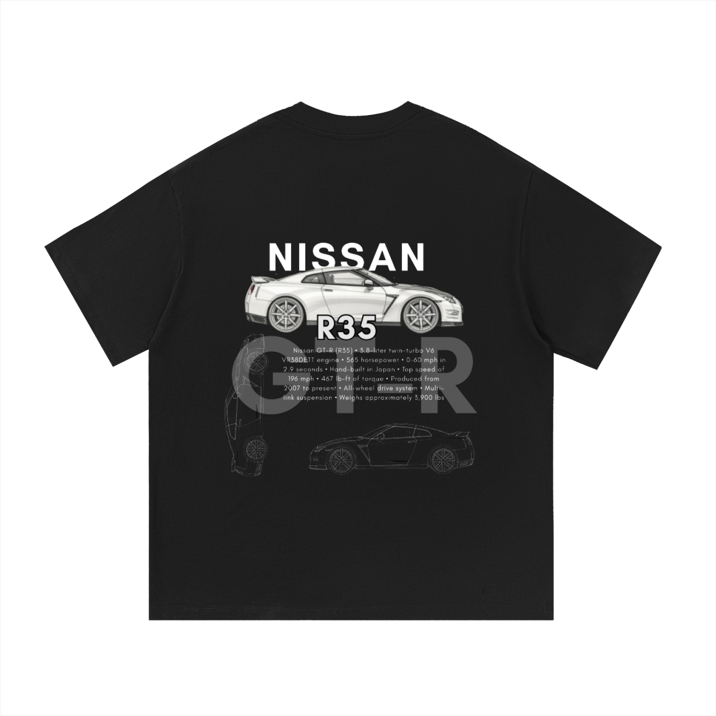Nissan GTR R35 Black Shirt