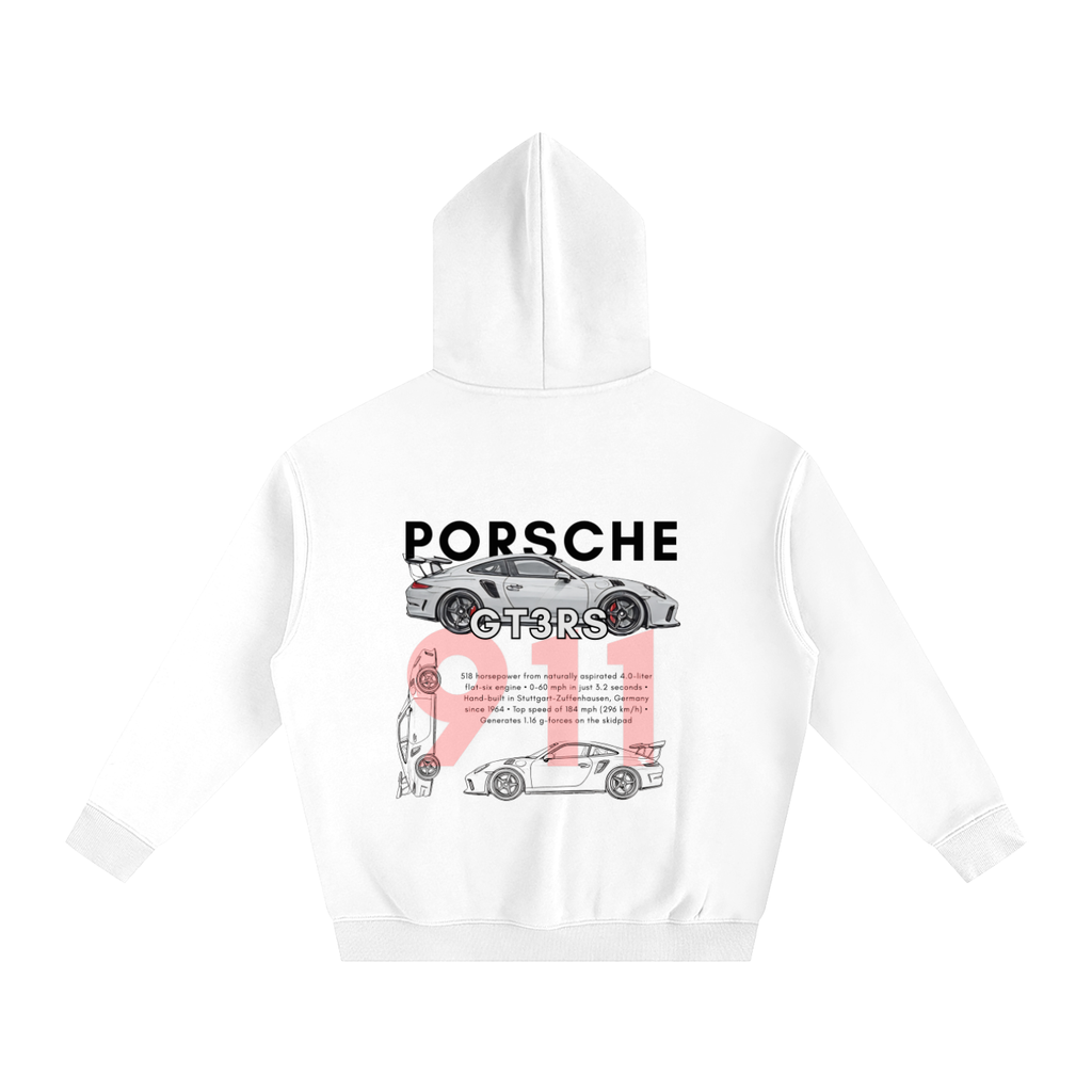 Porsche 911 GT3RS White Hoodie