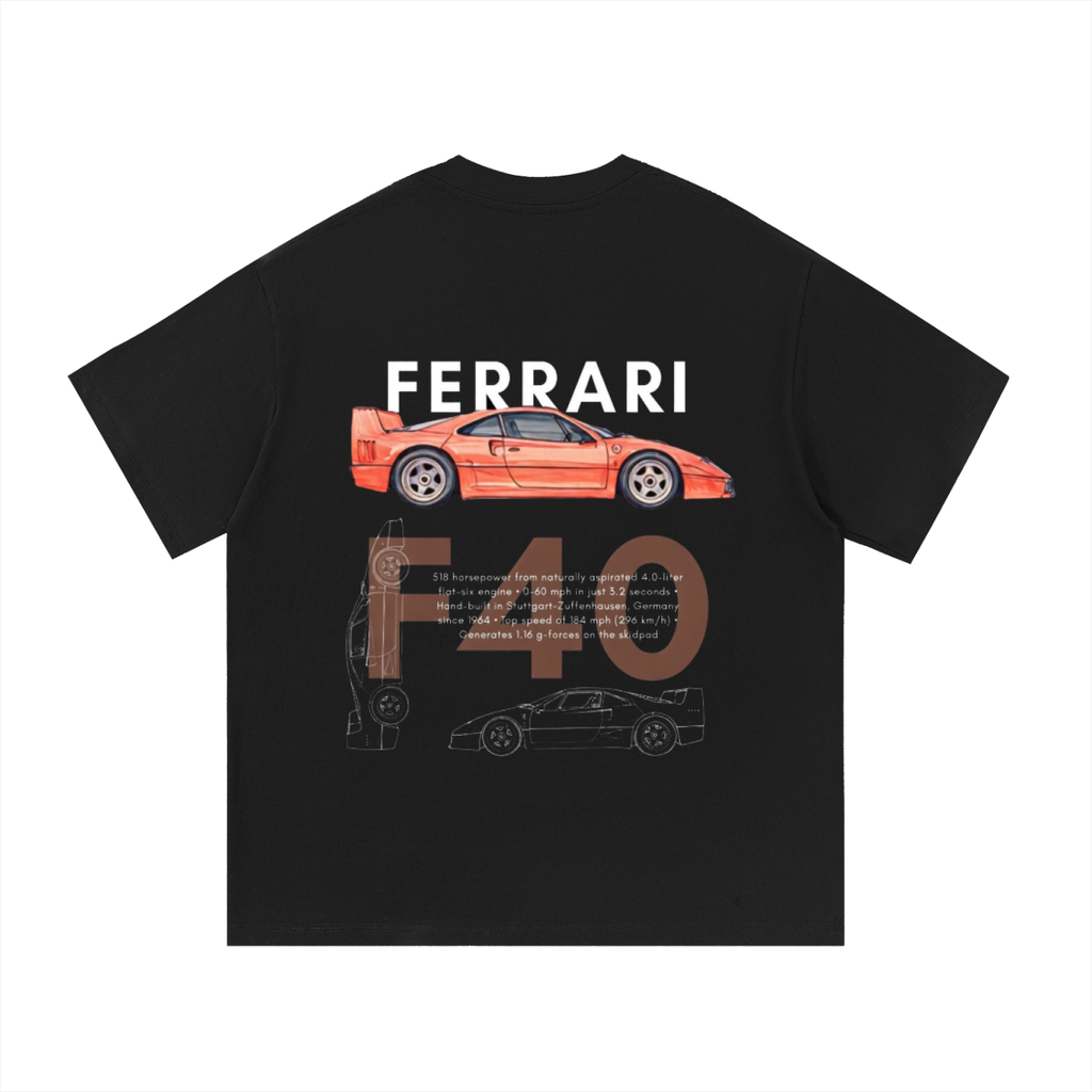 Ferrari F40 Black Shirt