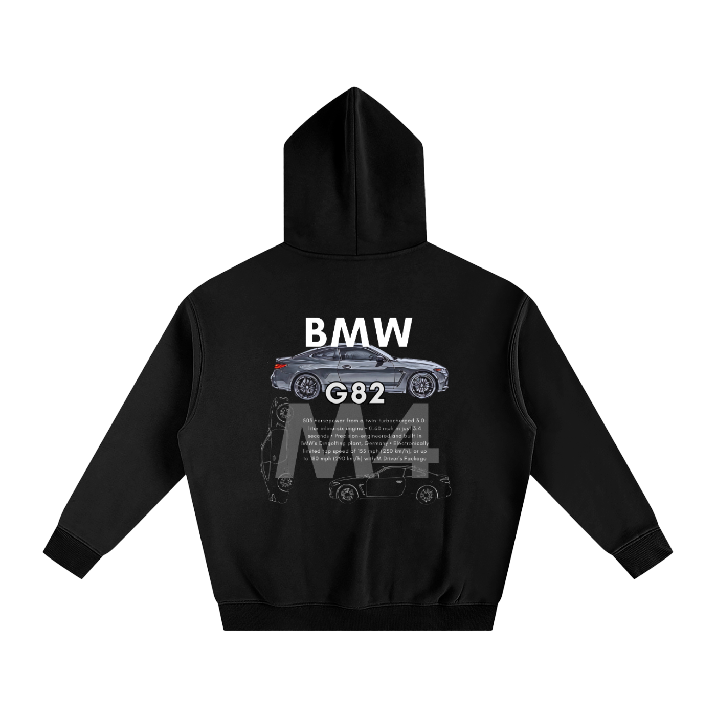 Black BMW M4 G82 Hoodie